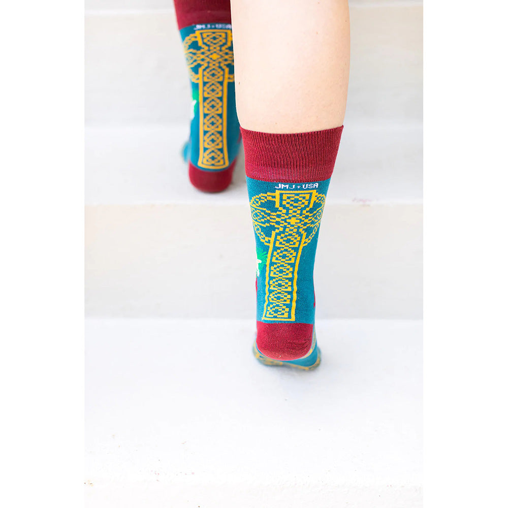 St. Dymphna Adult Socks