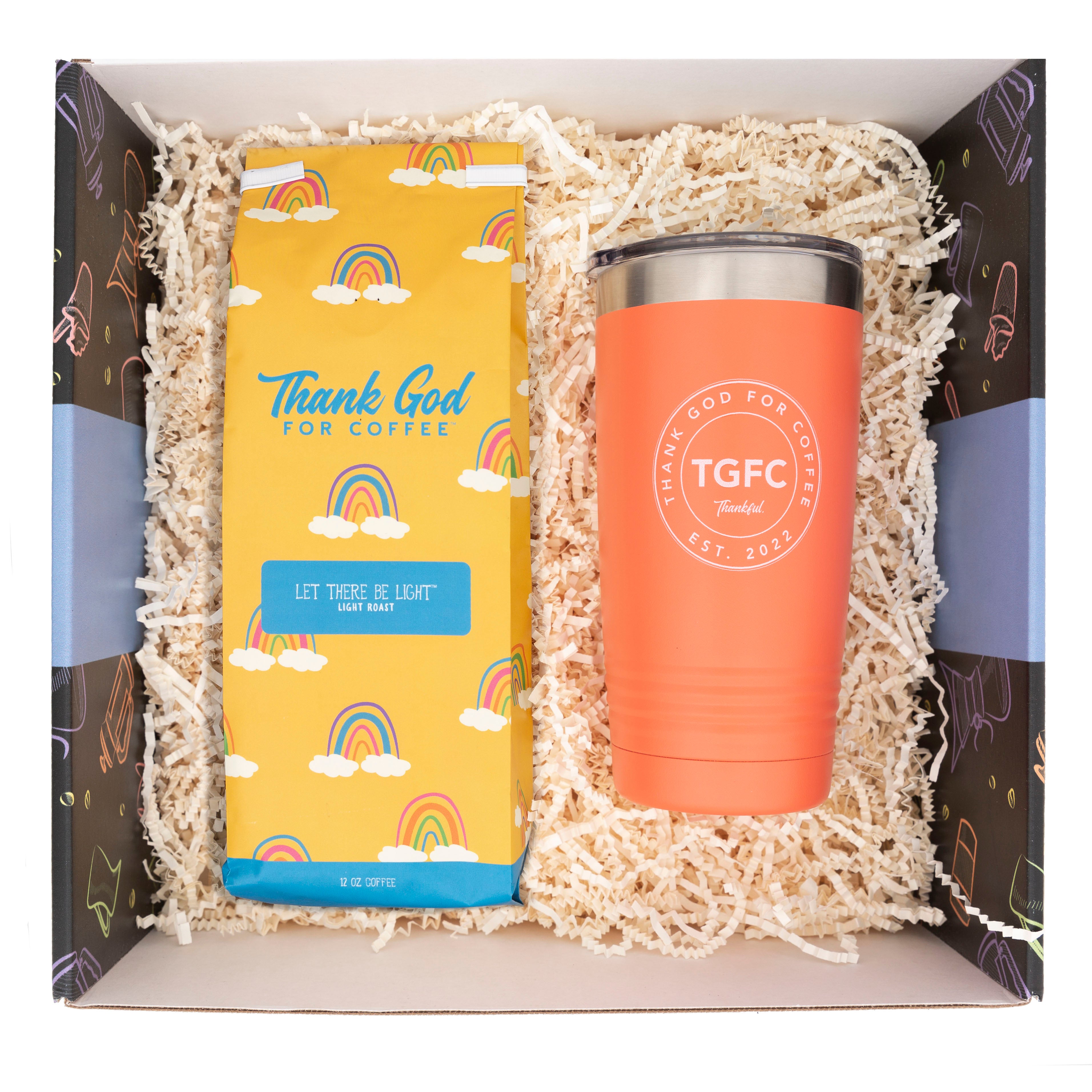 Let There Be Light Coffee and Tumbler Gift Set