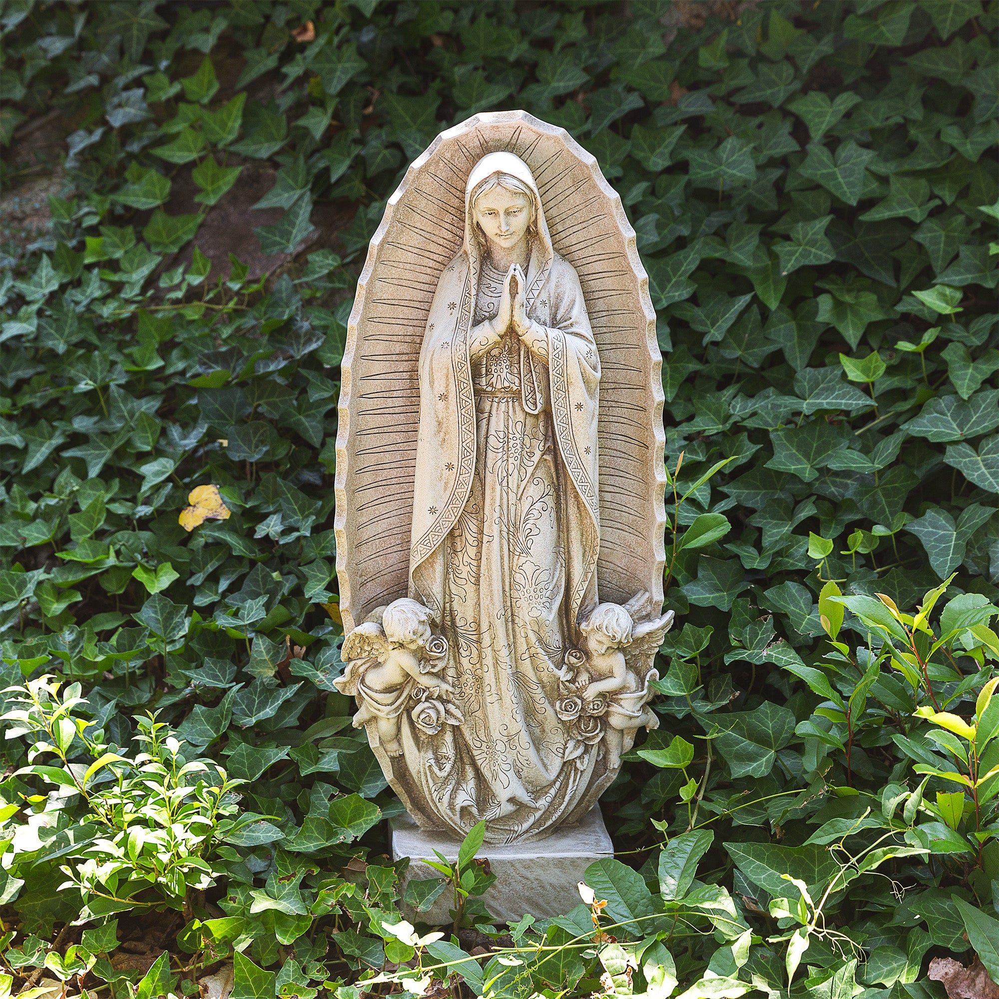 Our Lady of Guadalupe Garden Statue - 23.5"