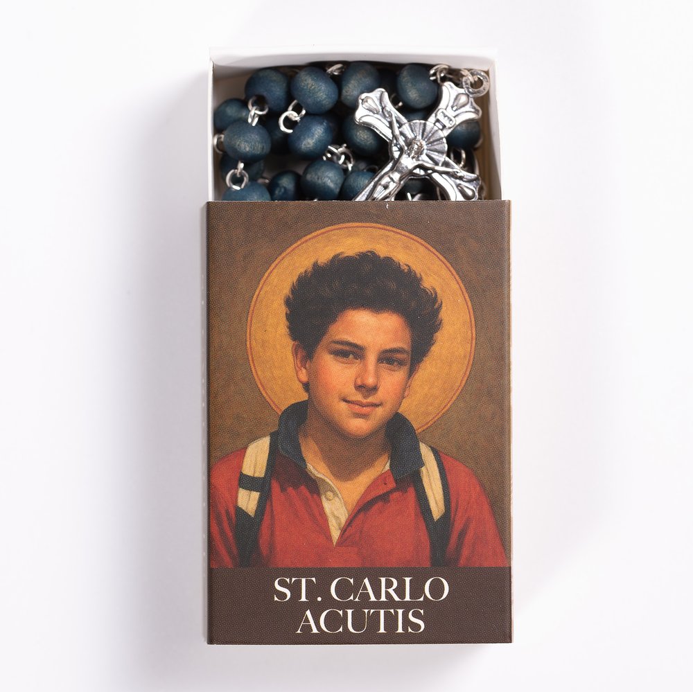 St. Carlo Acutis Matchbox Style Rosary