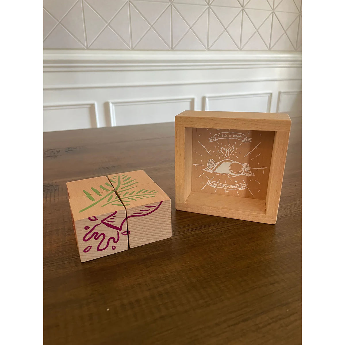 Holy Week Wood Blocks Mini Devotional Set