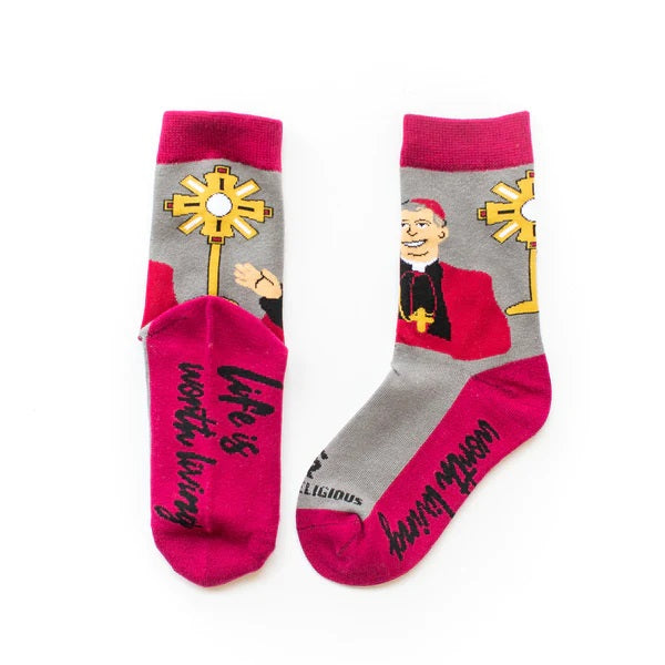 Archbishop Fulton Sheen Adult Socks