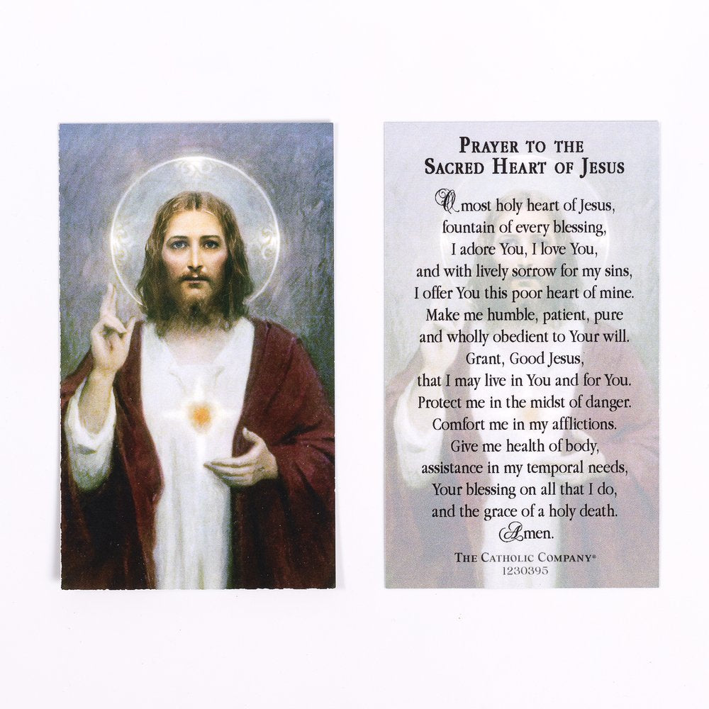 Sacred Heart of Jesus Prayer Card