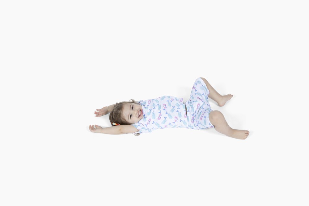 Jonah & the Whale Teal/Pink Soft & Comfy Kids Pajamas