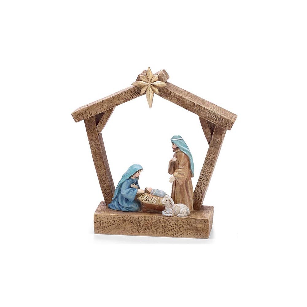 Cutout Nativity Creche Shelf Sitter - 6.25"