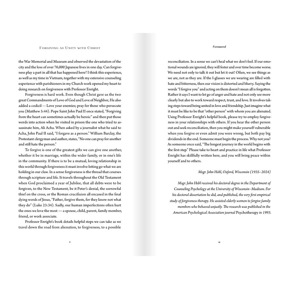 Forgiving as Unity with Christ: A Journey for Healing Resentment and Relationships