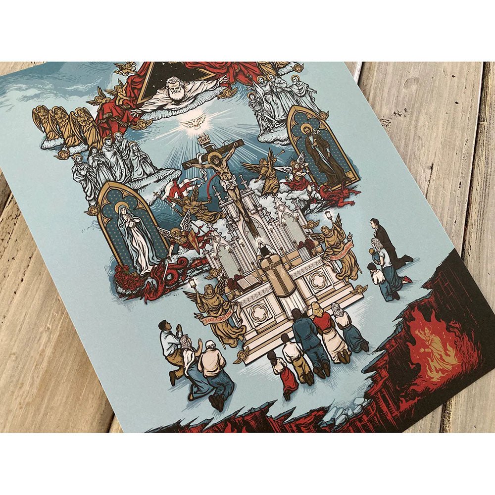 The Glory of the Mass Print - 8.5" x 11"