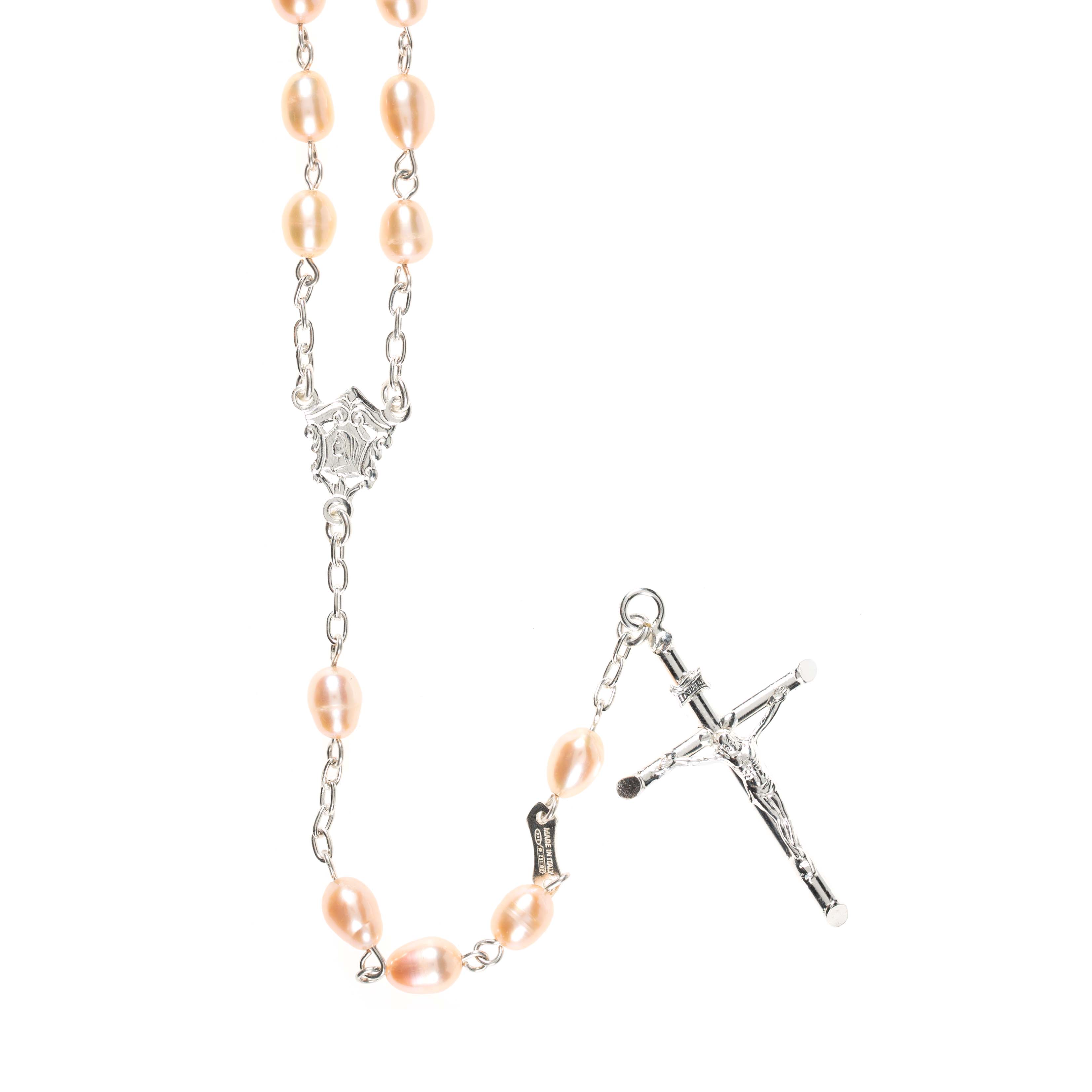 Blush Pearl Rosary