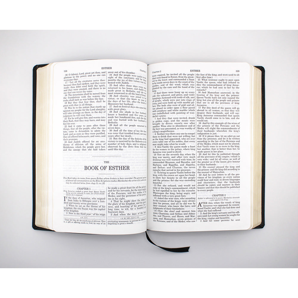 Douay Rheims Bible - Black Cover