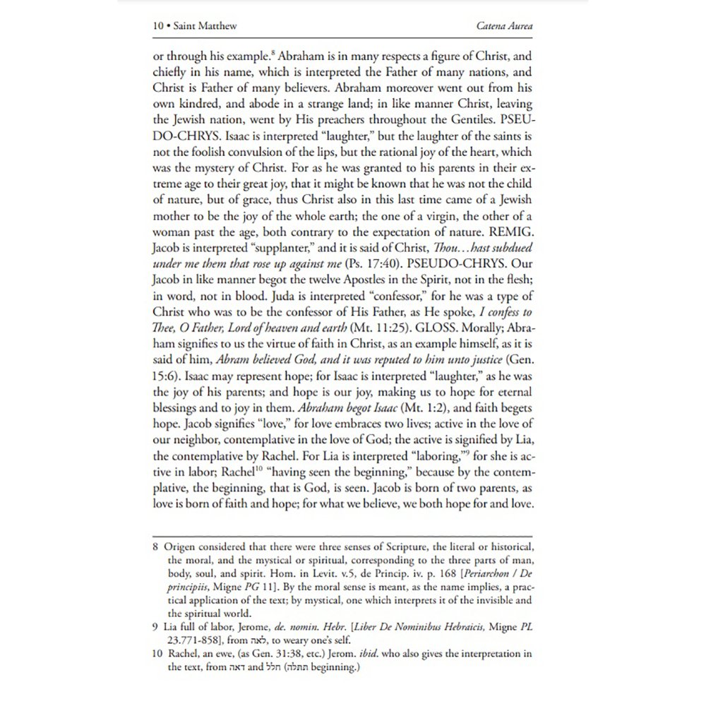 Catena Aurea: Commentary on the Four Gospels - Catholic Edition (3 Vol Set)