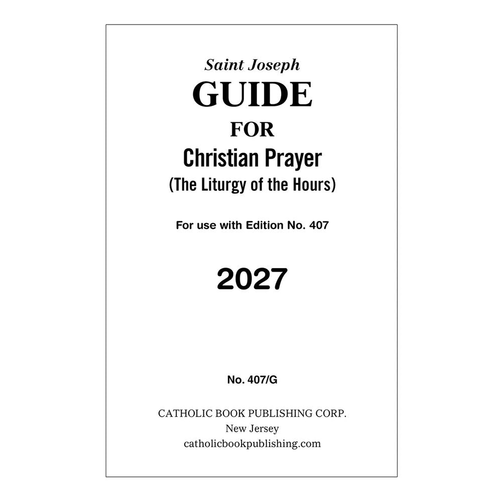 St. Joseph Guide for Christian Prayer - Large Type