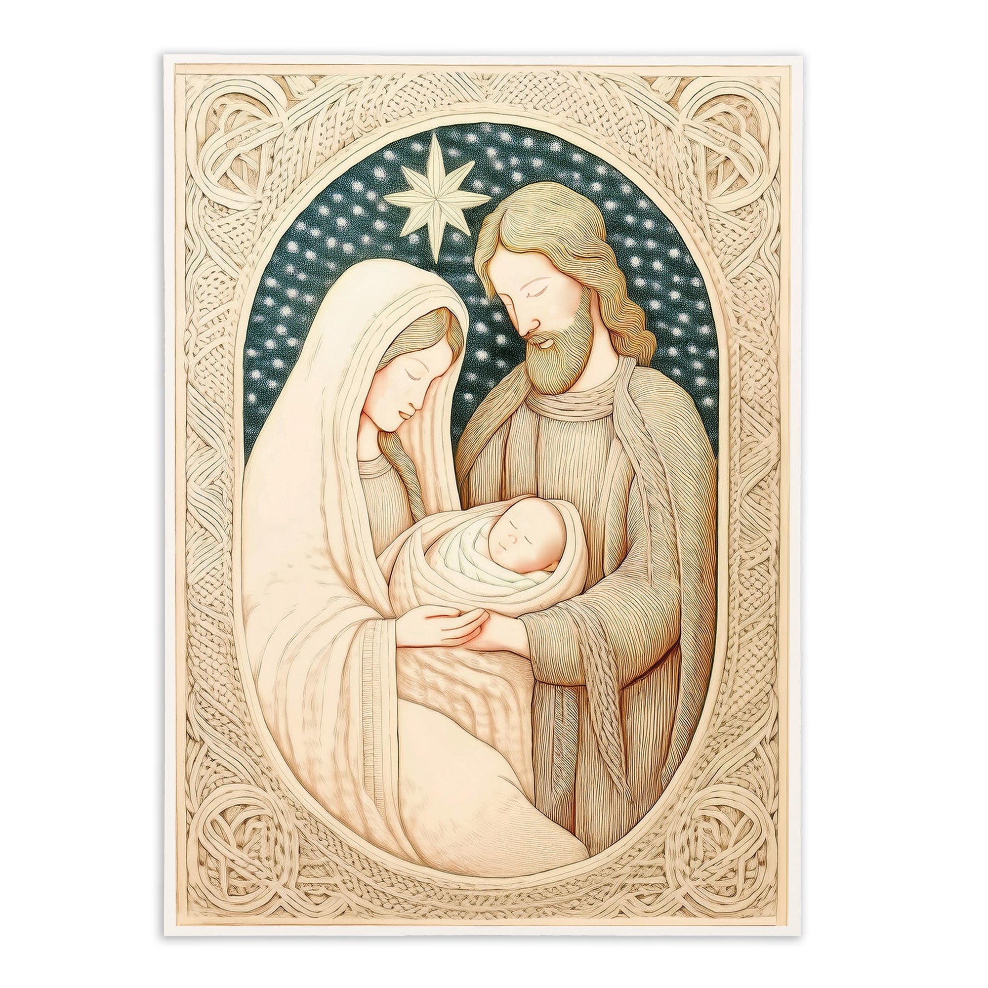 Irish Blessing Holy Family Christmas Cards - Set of 20