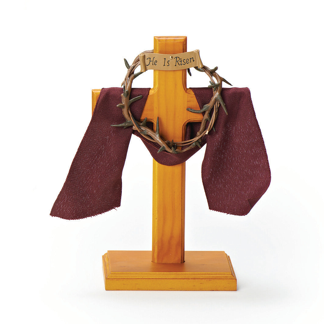 Crown of Thorns Standing Cross - 7.5"