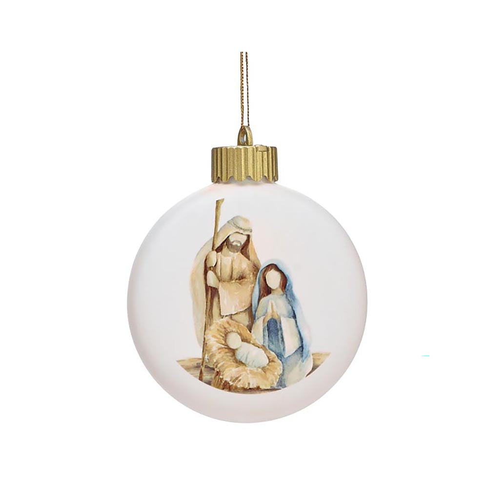 LED Lighted Holy Family Great Joy Ornament