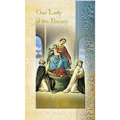 Our Lady of the Rosary (Novena) - Folded Prayer Card | The Catholic ...