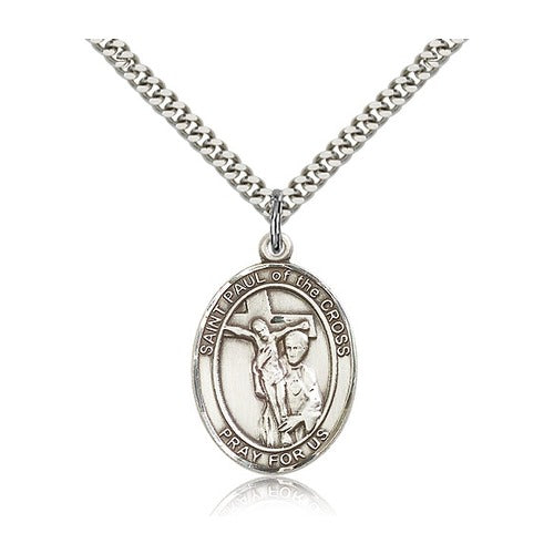 Sterling Silver St. Paul of the Cross Pendant w/ chain