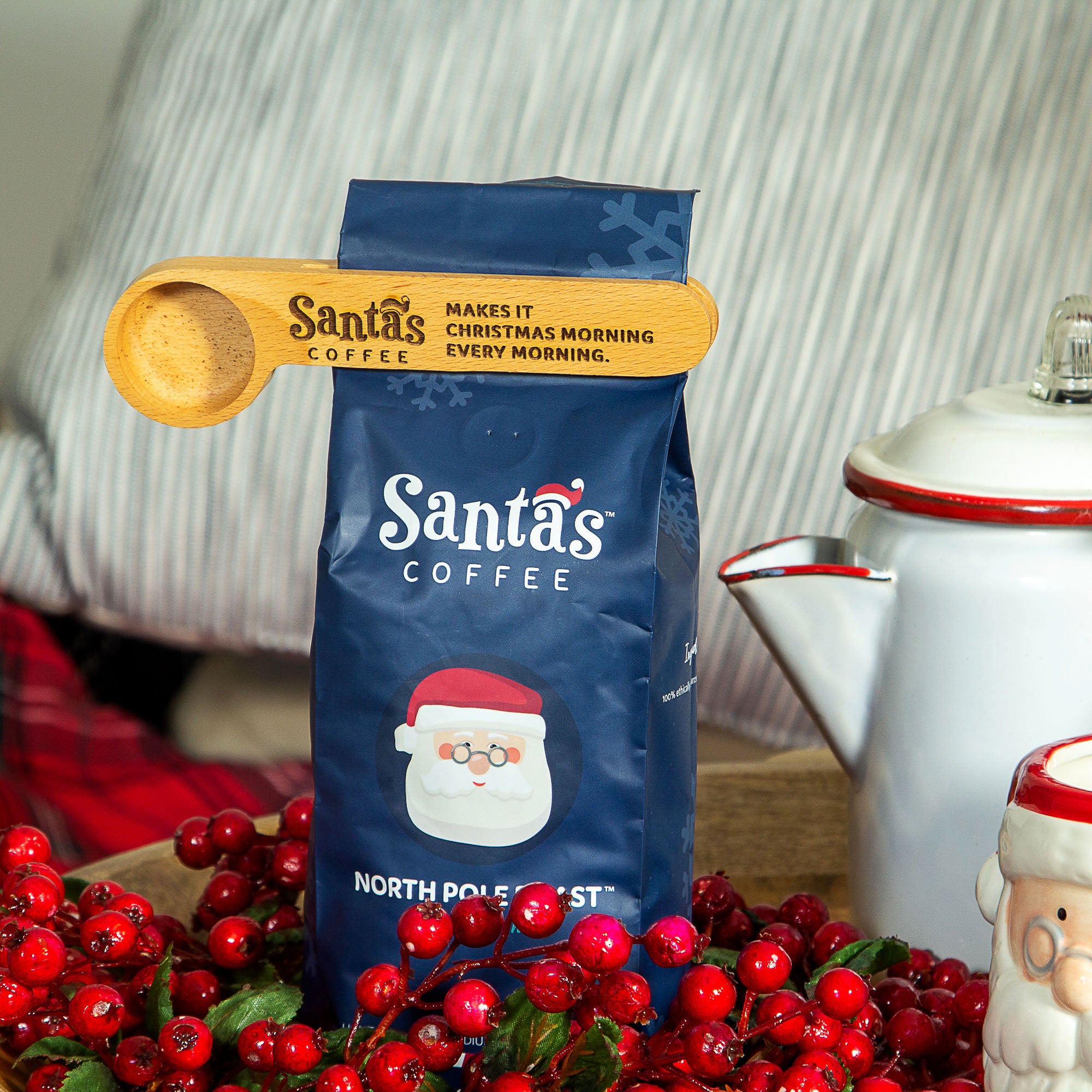 Christmas Every Morning Coffee Scoop