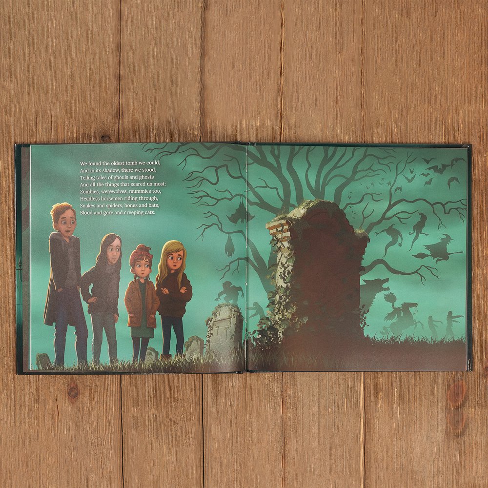 All Hallows Eve Book & Sticker Sheets Set
