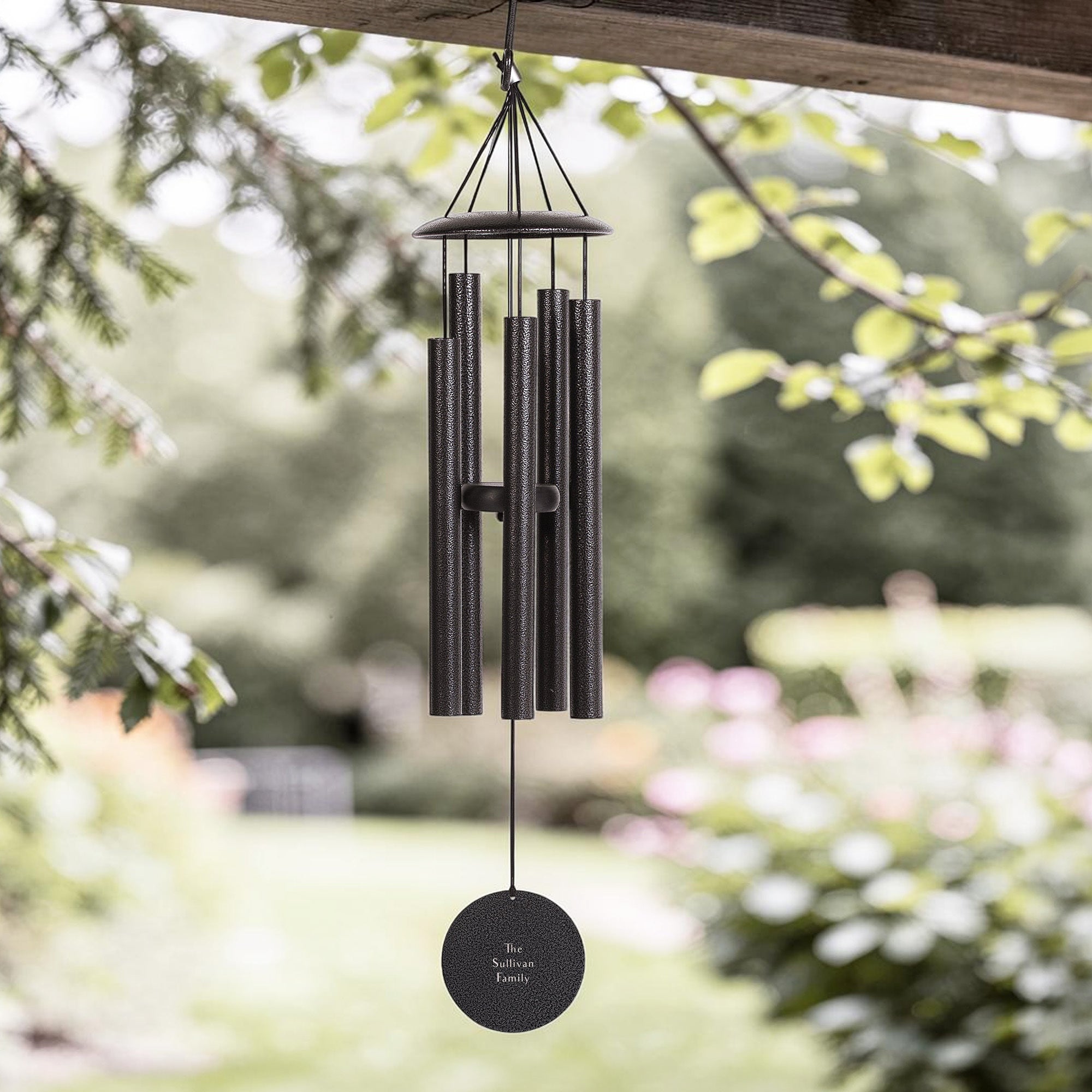 Personalized Prayer of St. Francis Wind Chimes - 30"