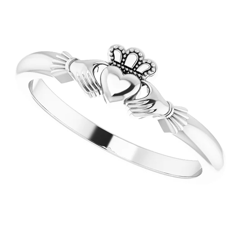 Sterling Silver Claddagh Ring - Multiple Sizes