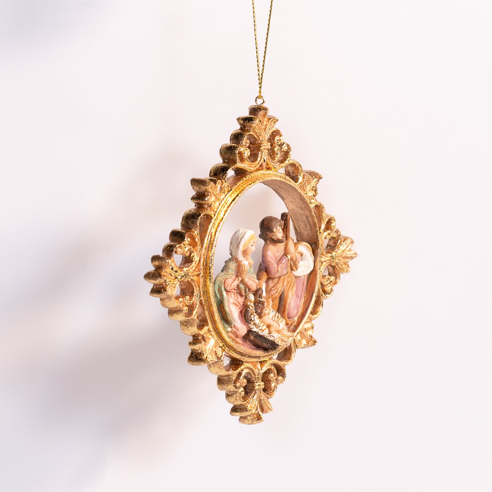 Fontanini Holy Family Cameo Style 2026 Event Ornament - 5" (H)