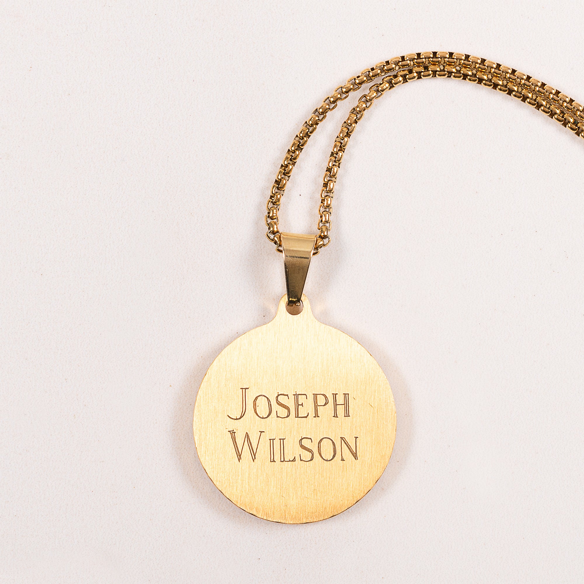 Personalized St. Carlo Acutis Round Picture Pendant Necklace