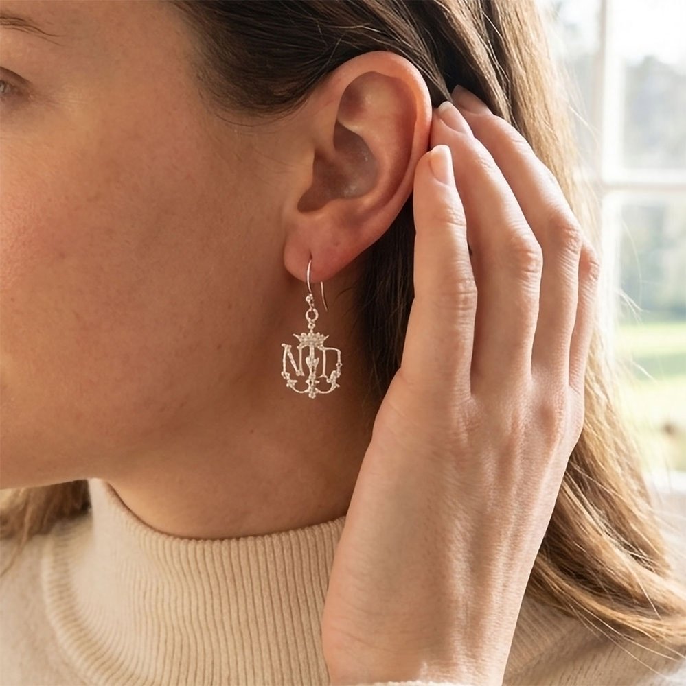 Sterling Silver Notre Dame Earrings