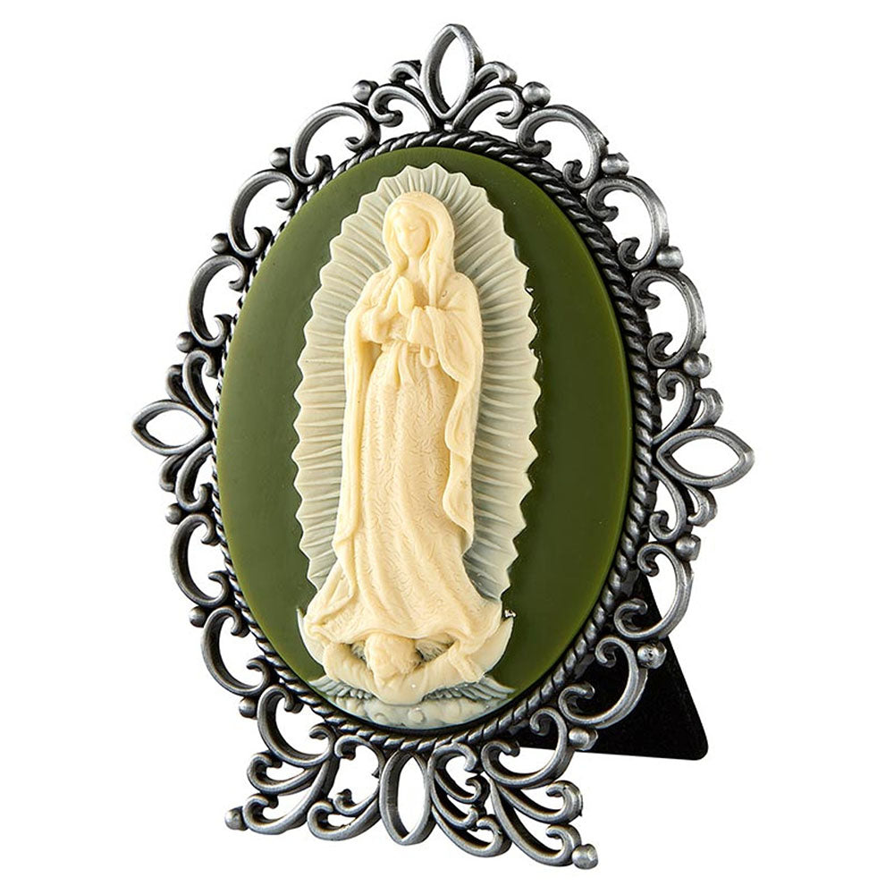 Our Lady of Guadalupe Cameo Plaque - 5"