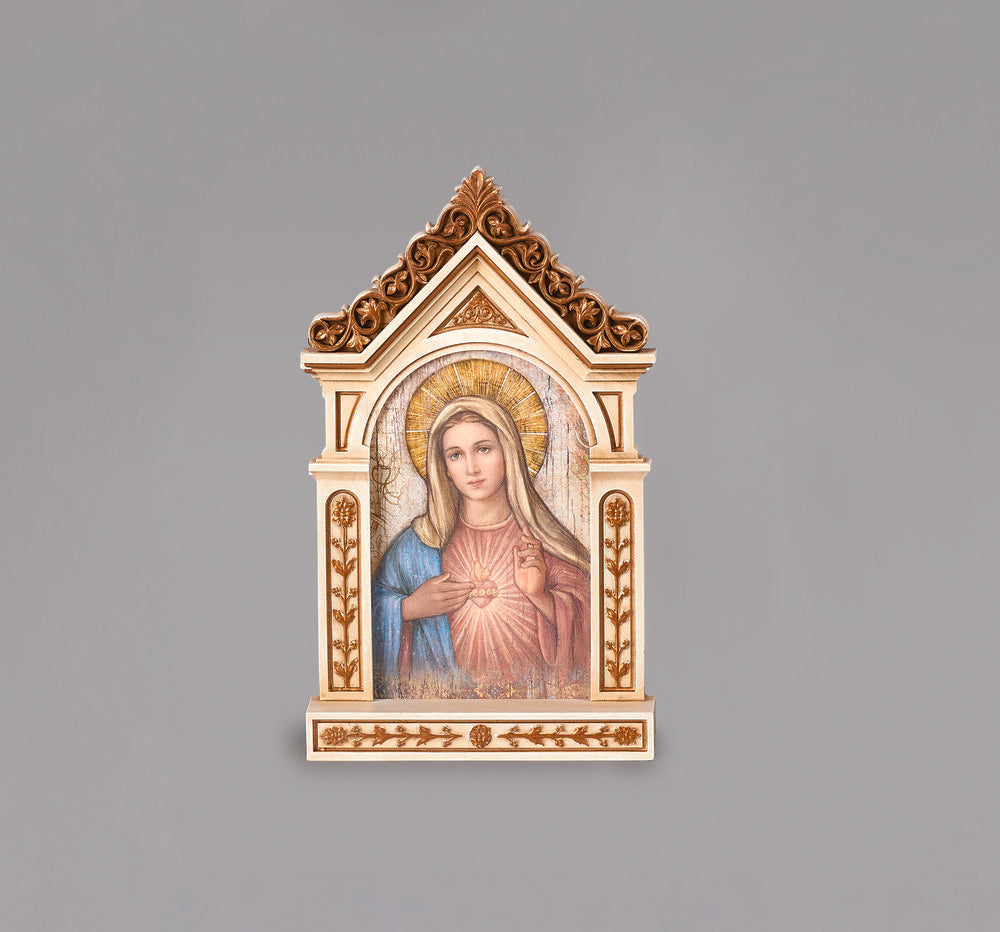 Immaculate Heart Table Top Shrine - 6.25"