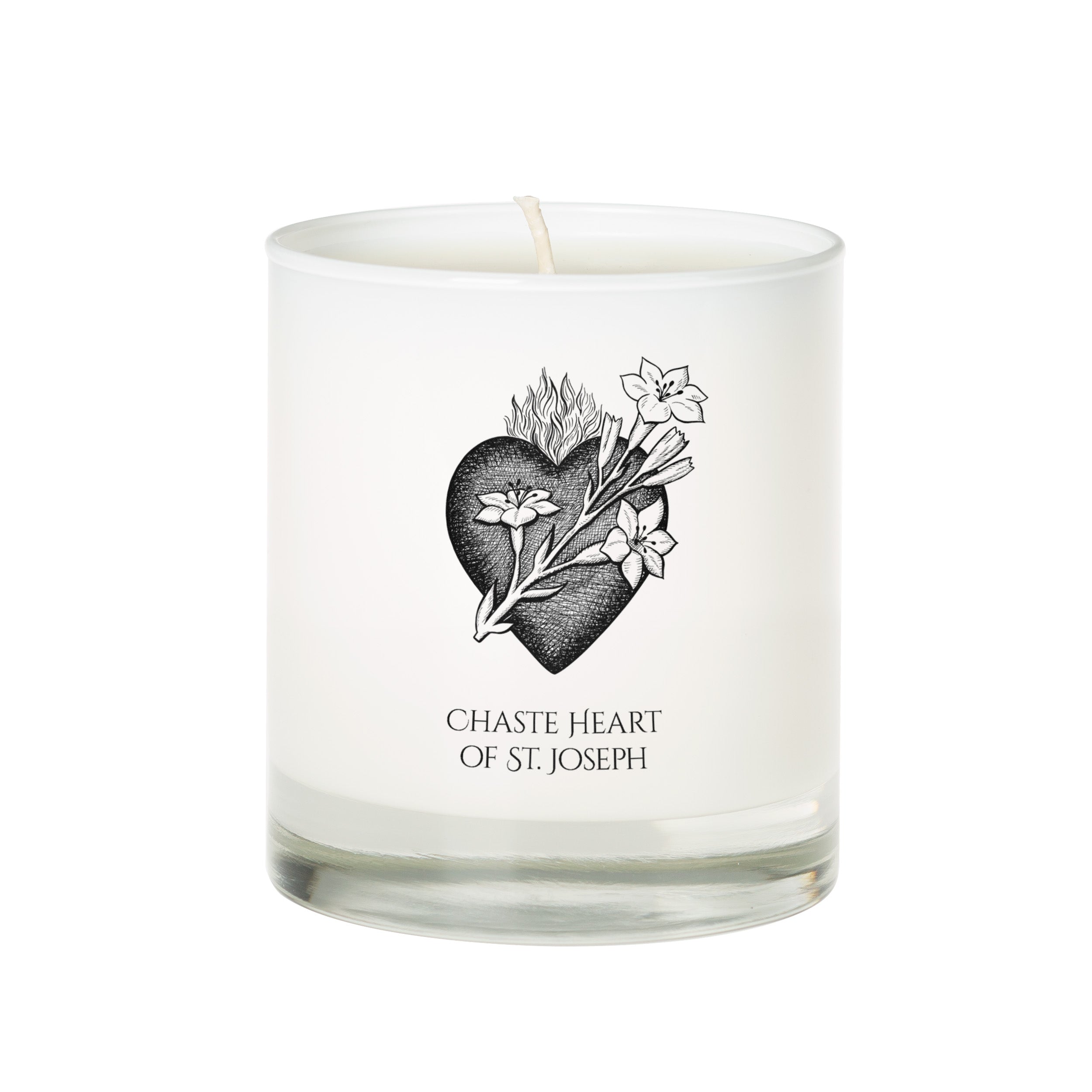 Chaste Heart of St. Joseph Candle