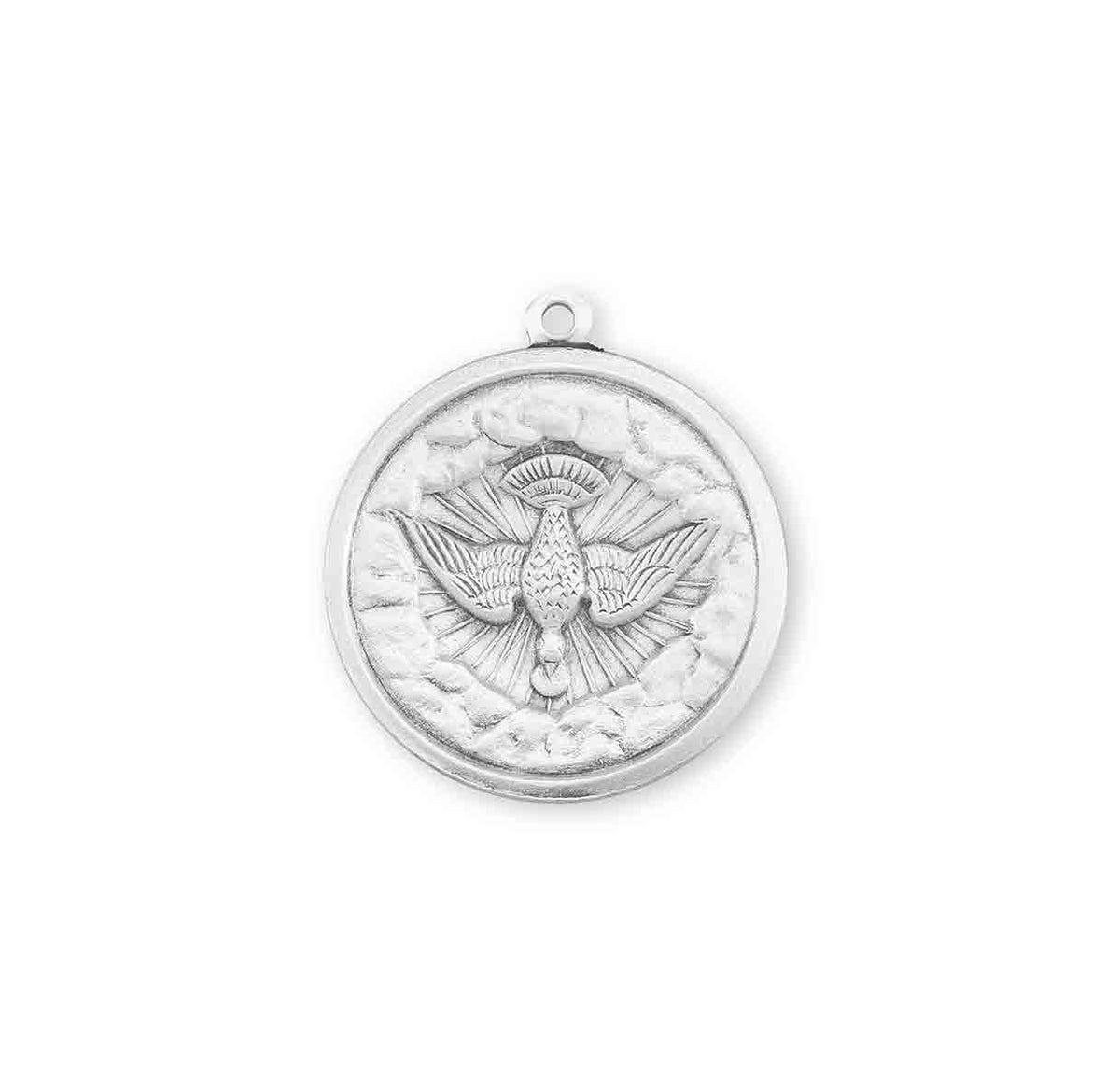 Sterling Silver Descending Dove Holy Spirit  Necklace