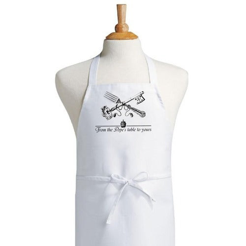 From the Pope's Table Apron