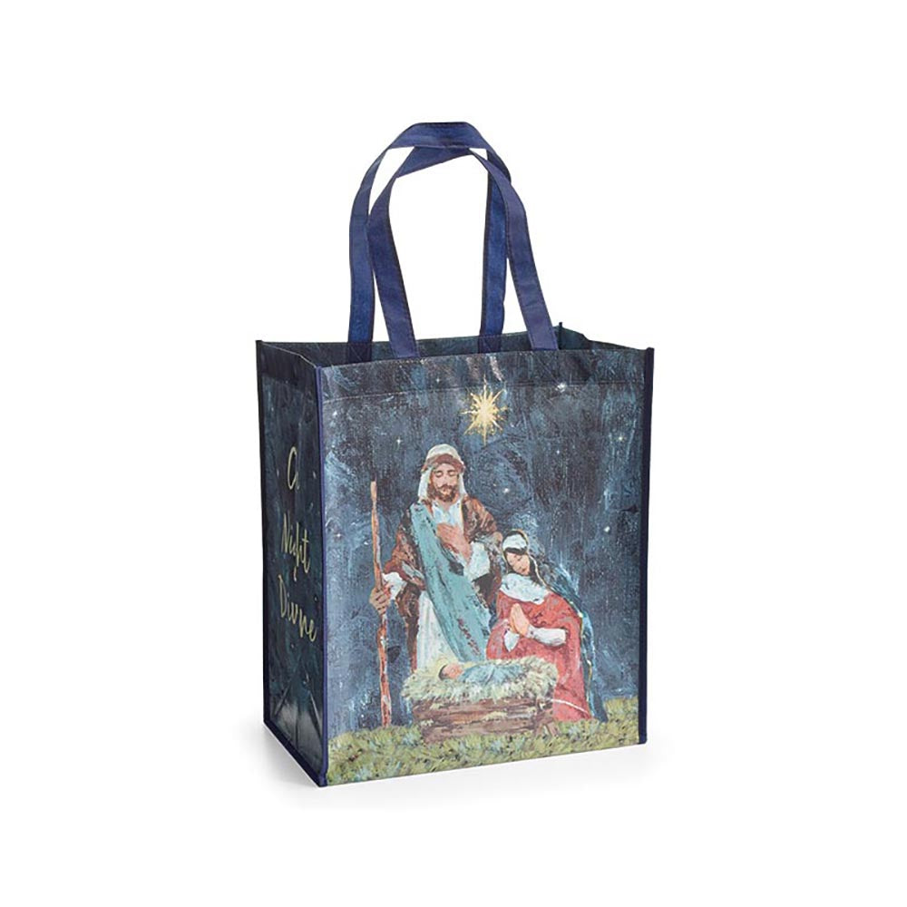 Oh Night Divine Holy Family Nativity Tote or Gift Bag
