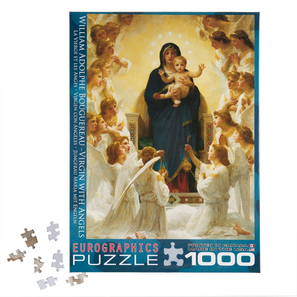 Virgin with Angels 1000 Piece Puzzle