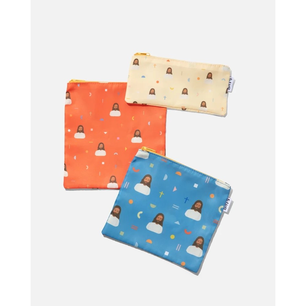 Be A Heart Jesus Reusable Snack Bags - Set of 3
