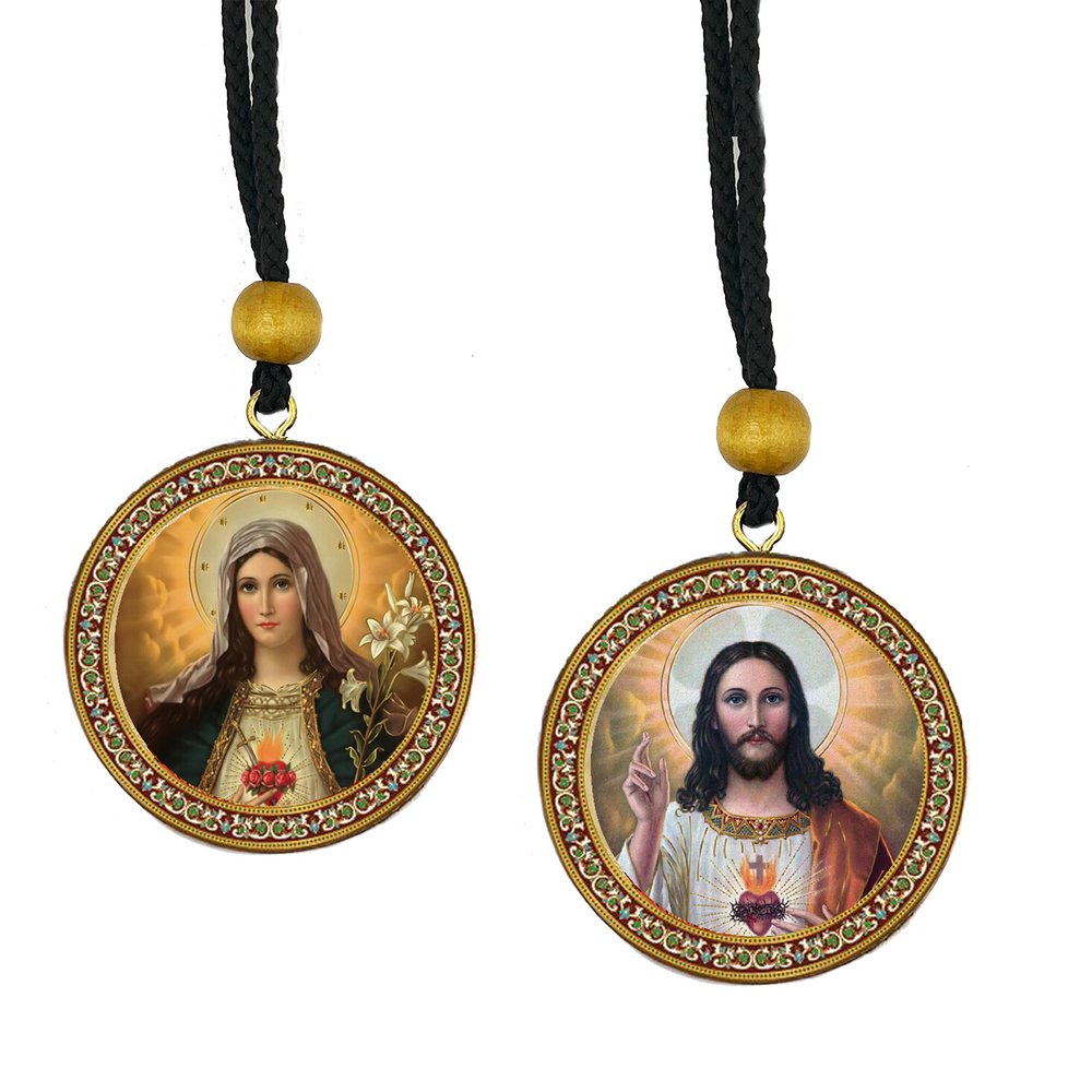Sacred & Immculate Hearts Home & Car Icon