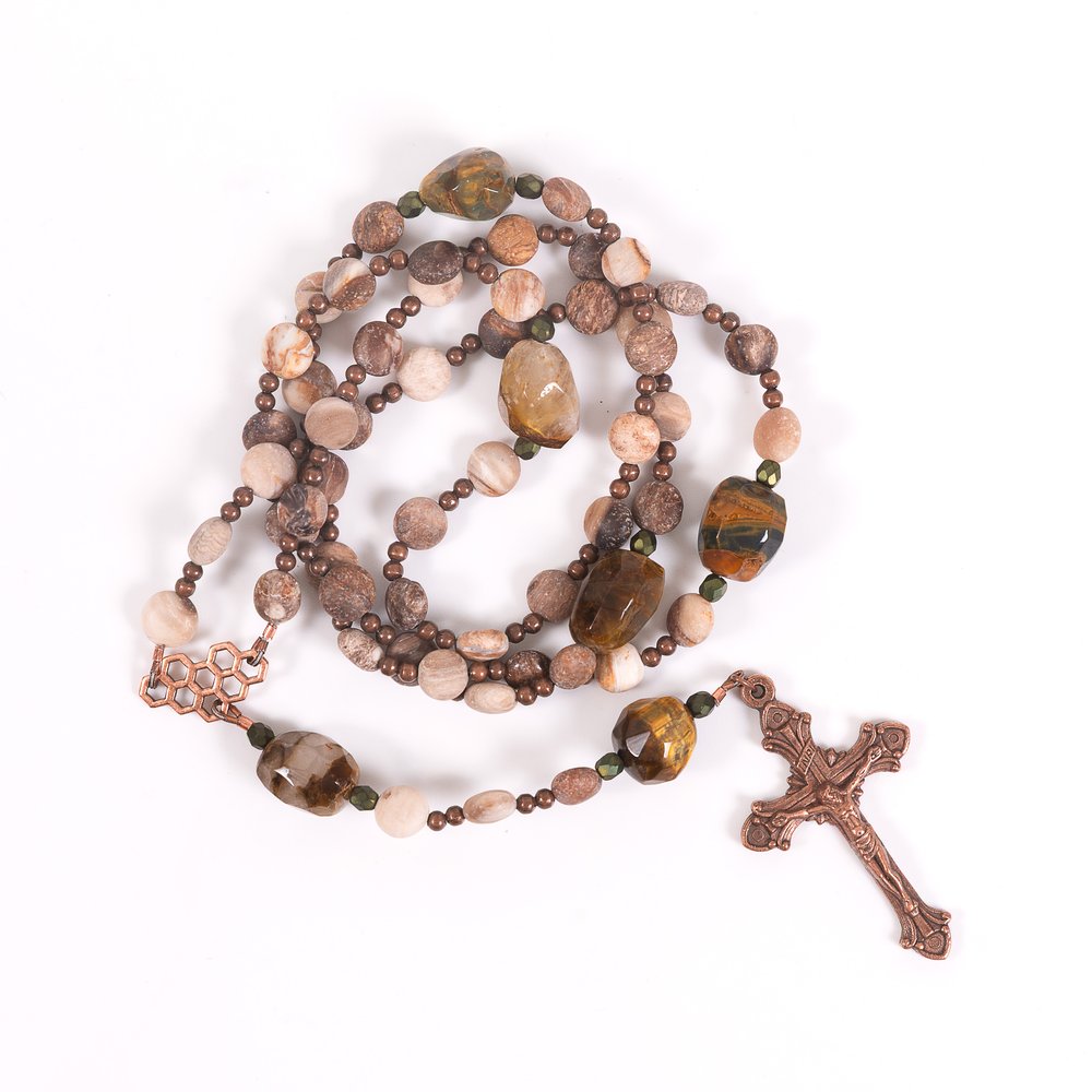 St. Hildegard Honeycomb Rosary