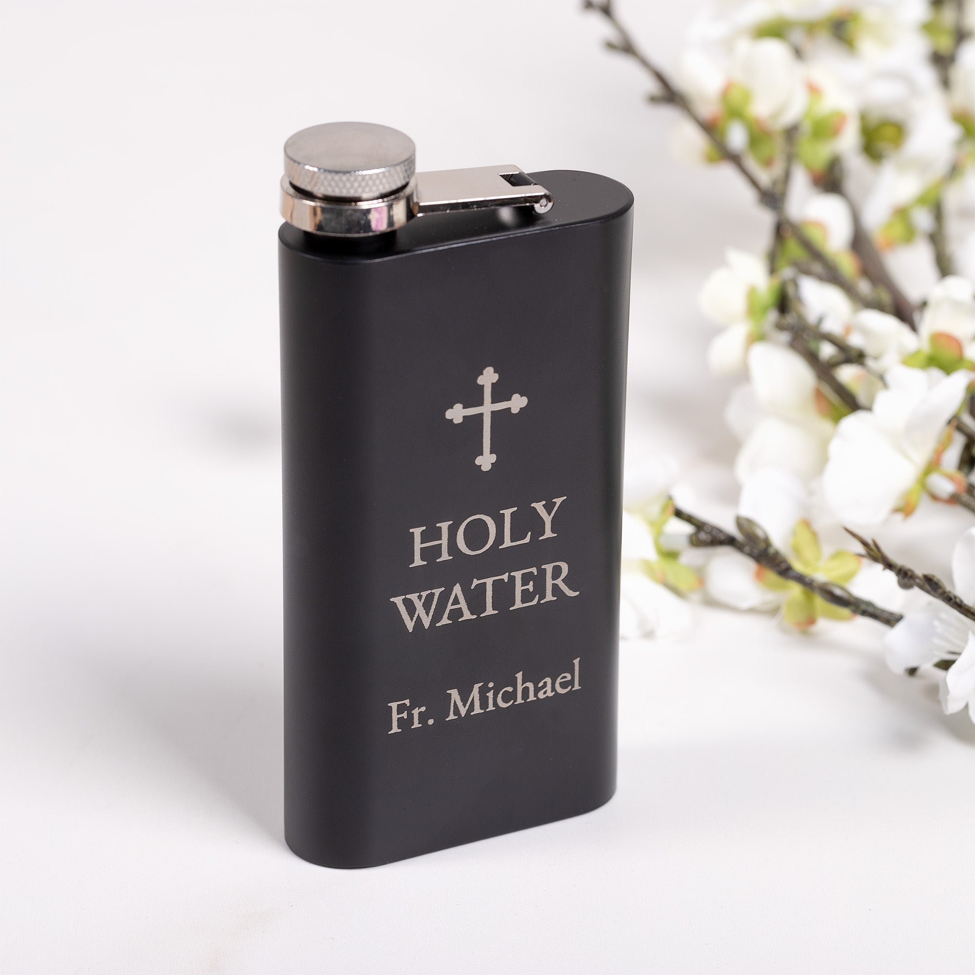 Personalized Holy Water Flask