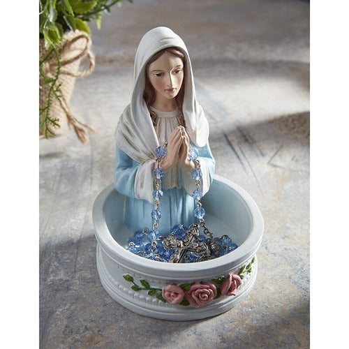 Praying Madonna Rosary Holder