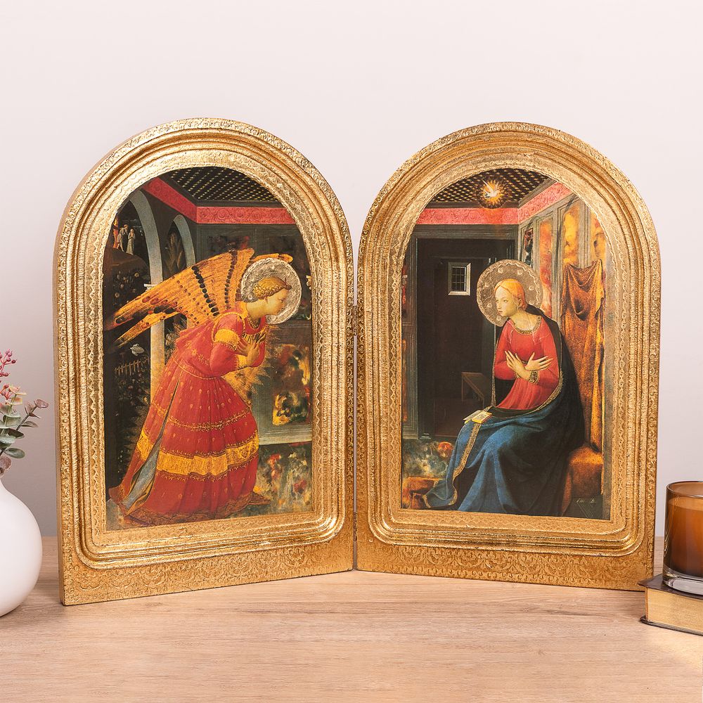 Fra Angelico Annunciation Diptych -  23.6" x 18"