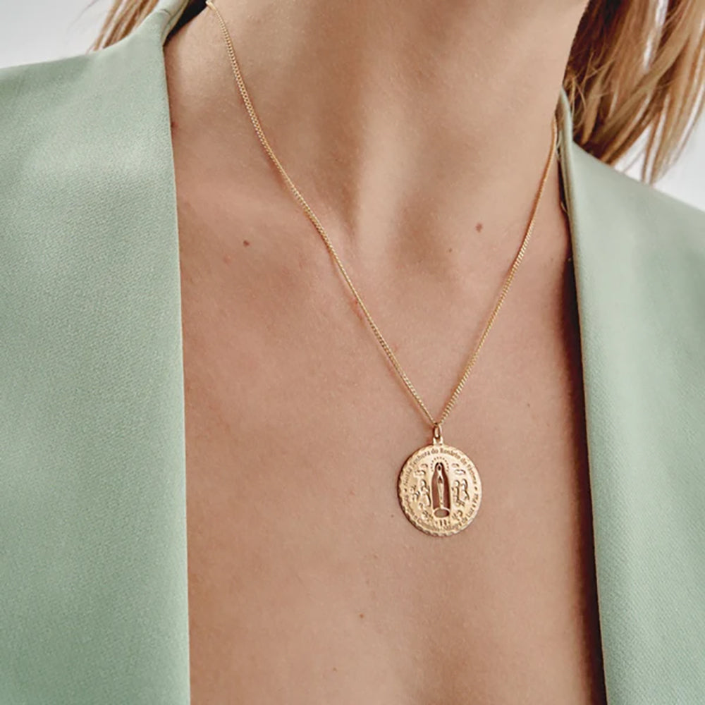 Spanish Our Lady of Fatima Prayer Necklace