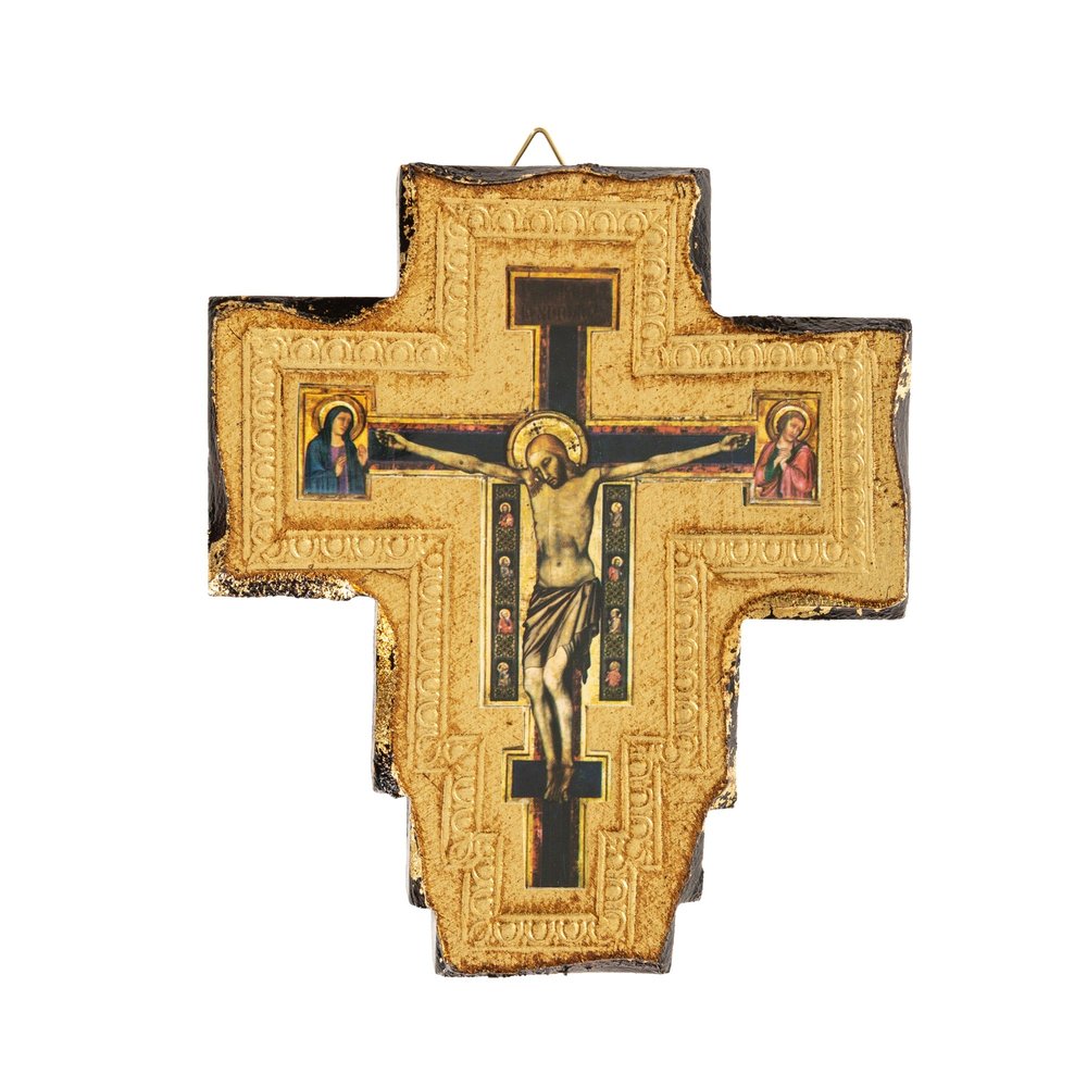 Crucifix by Giotto Italian Plaque