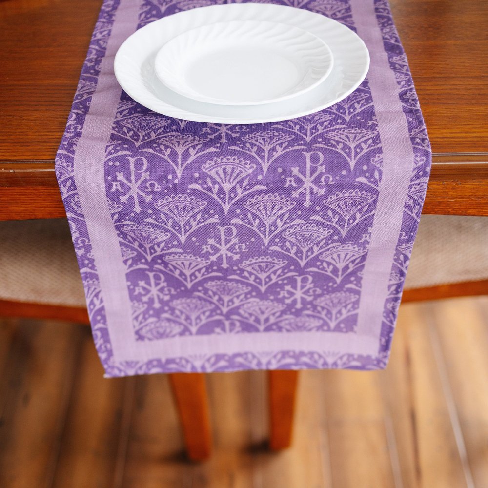 Catholic Liturgical Living Table Runner Set - Set of 3