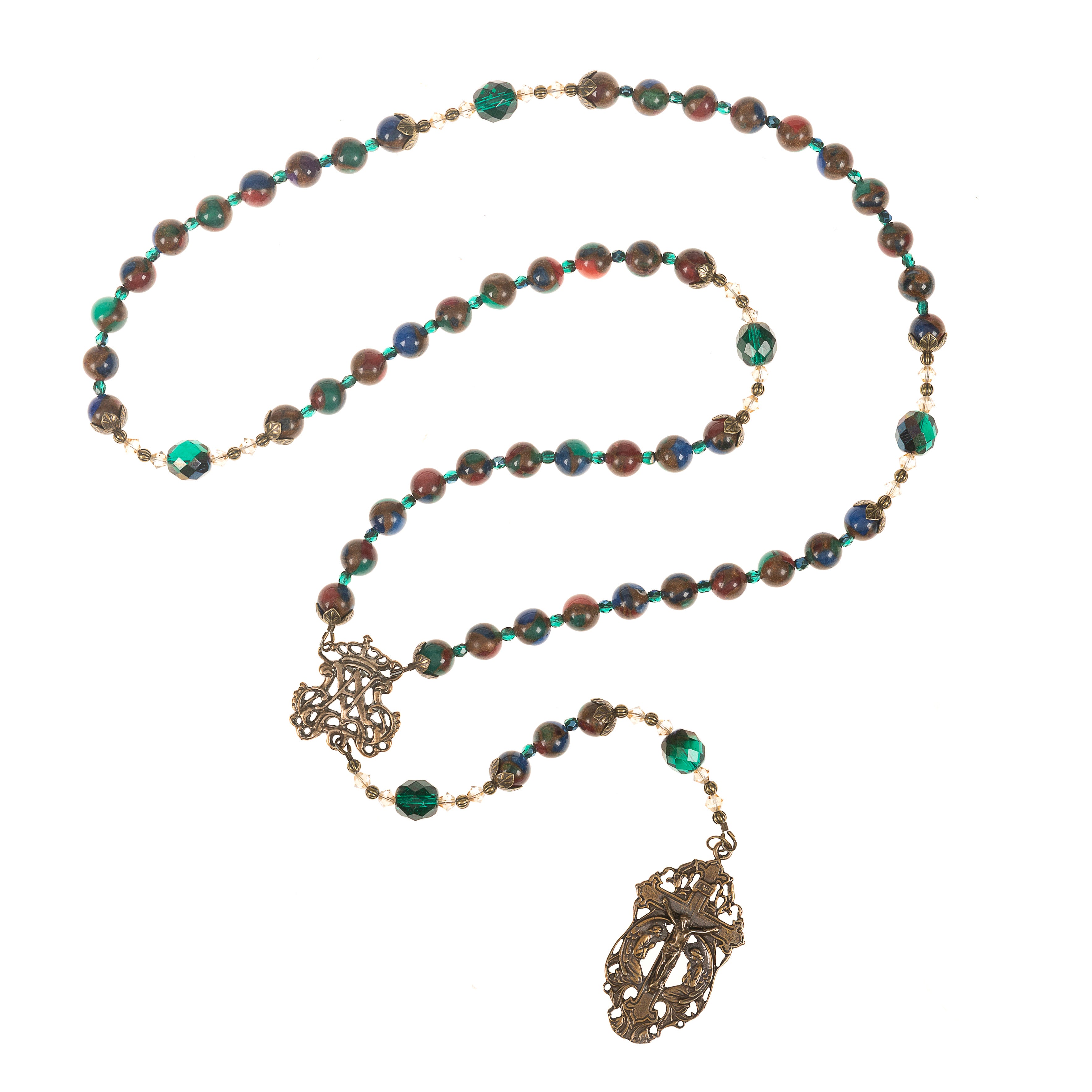 Cathedral Stained Glass Window Rosary - Catholic Company Rosary of the Year 2022