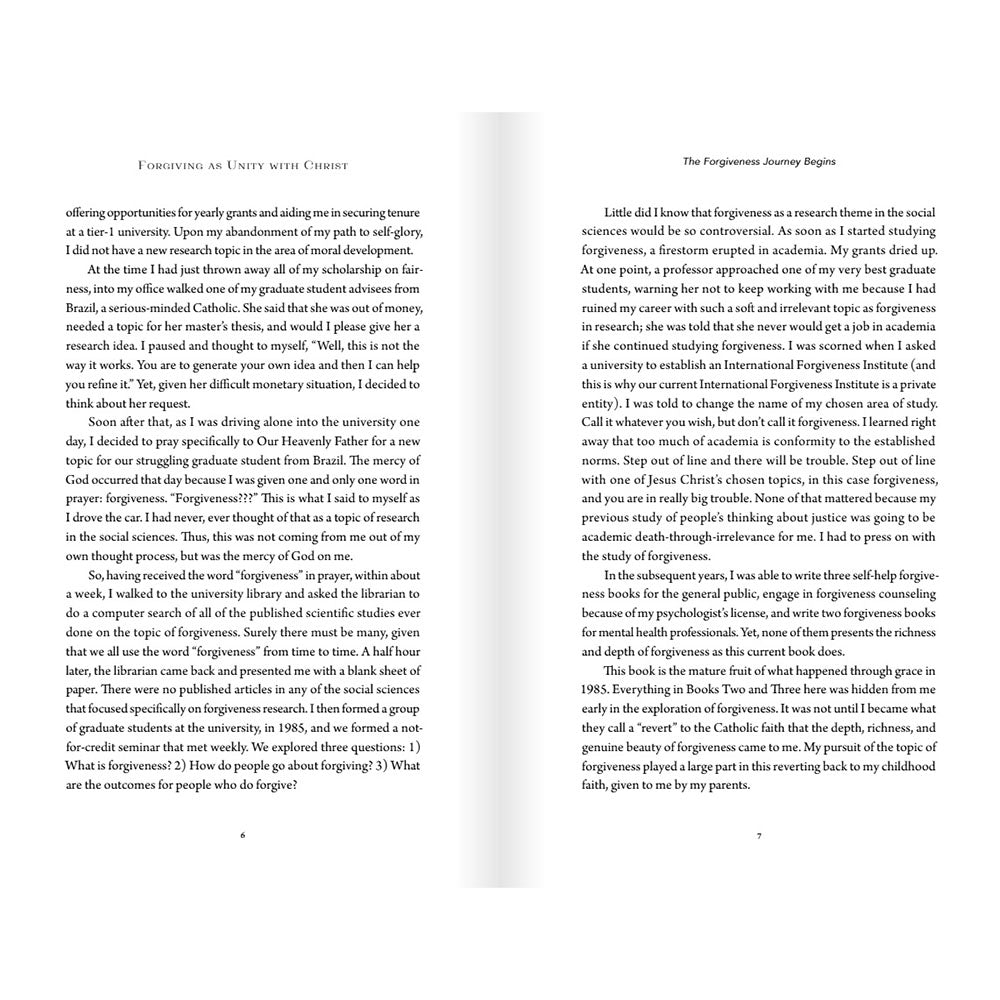 Forgiving as Unity with Christ: A Journey for Healing Resentment and Relationships