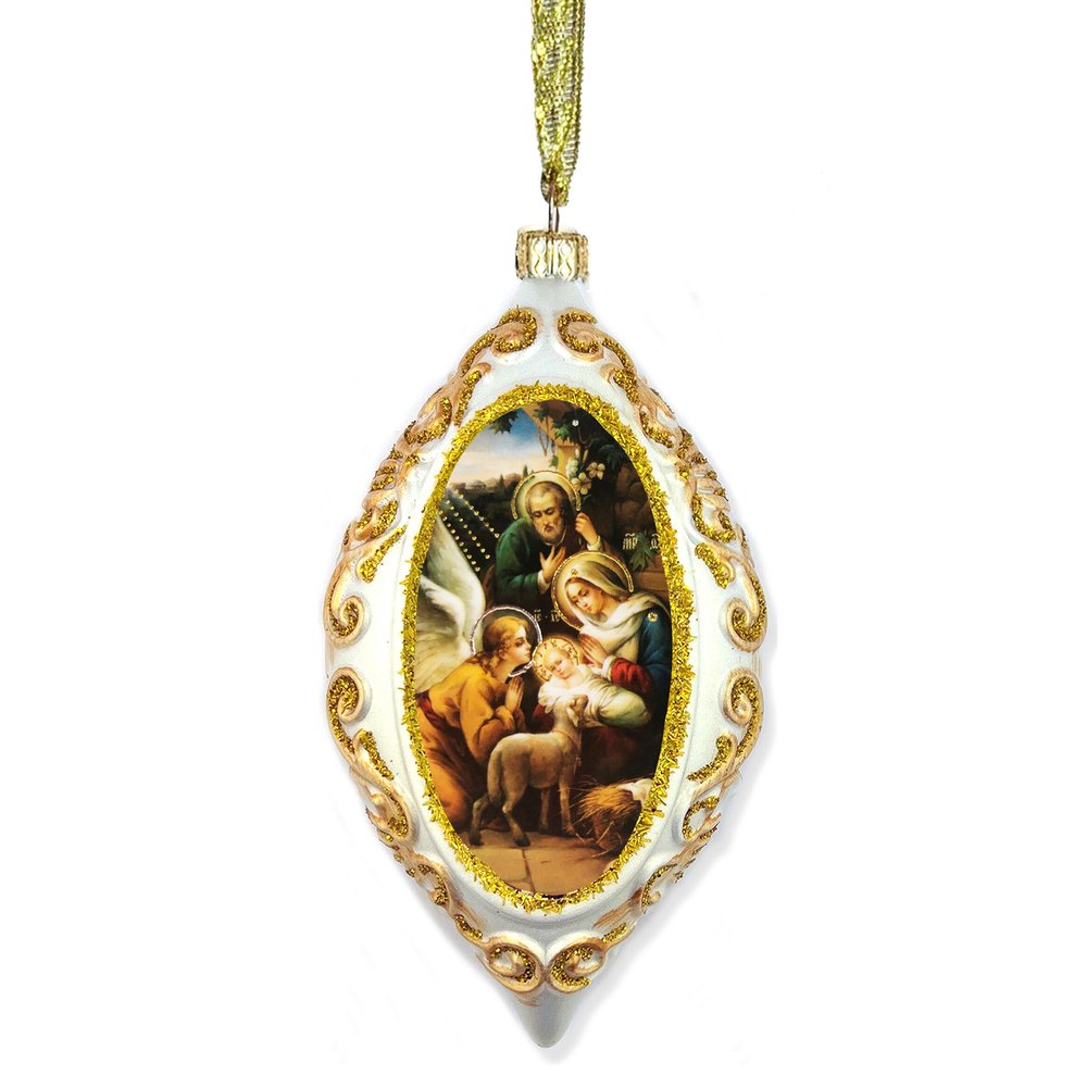 Russian Nativity Adoration Ornament