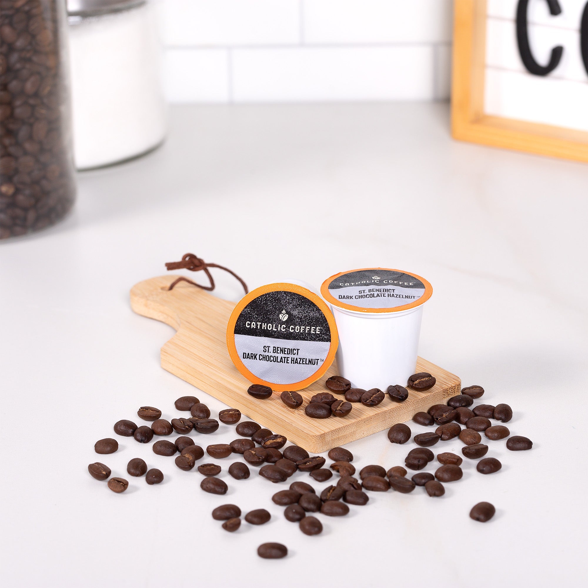 St. Benedict Chocolate Hazelnut Coffee 12 K-Cup Box