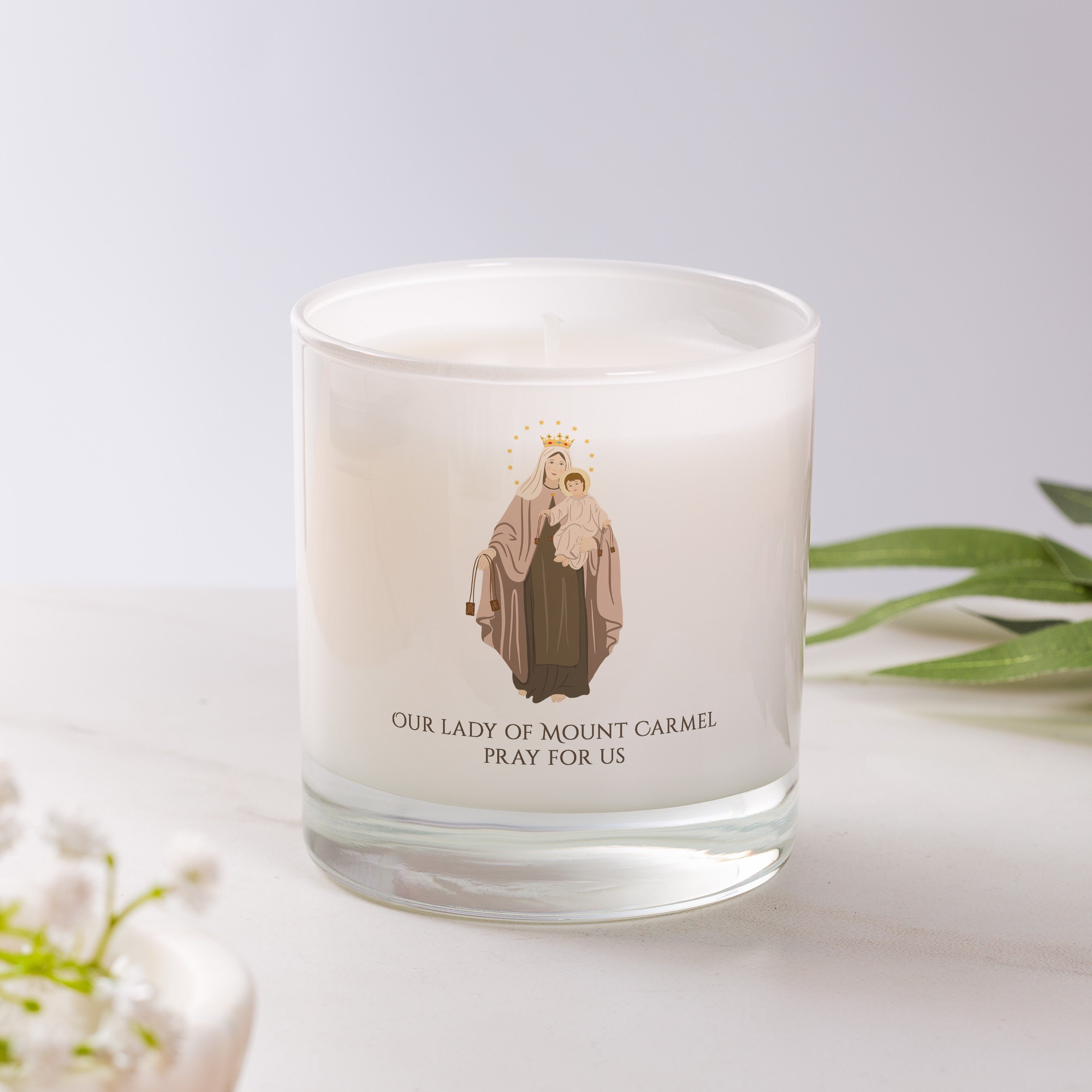 Our Lady of Mount Carmel Candle