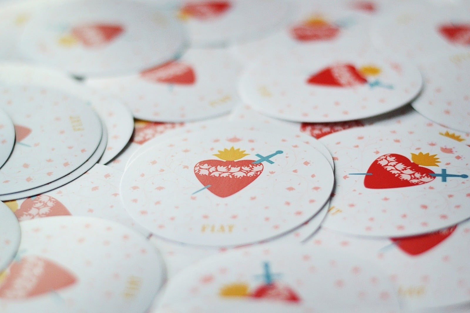 Immaculate Heart of Mary Fiat Vinyl Sticker