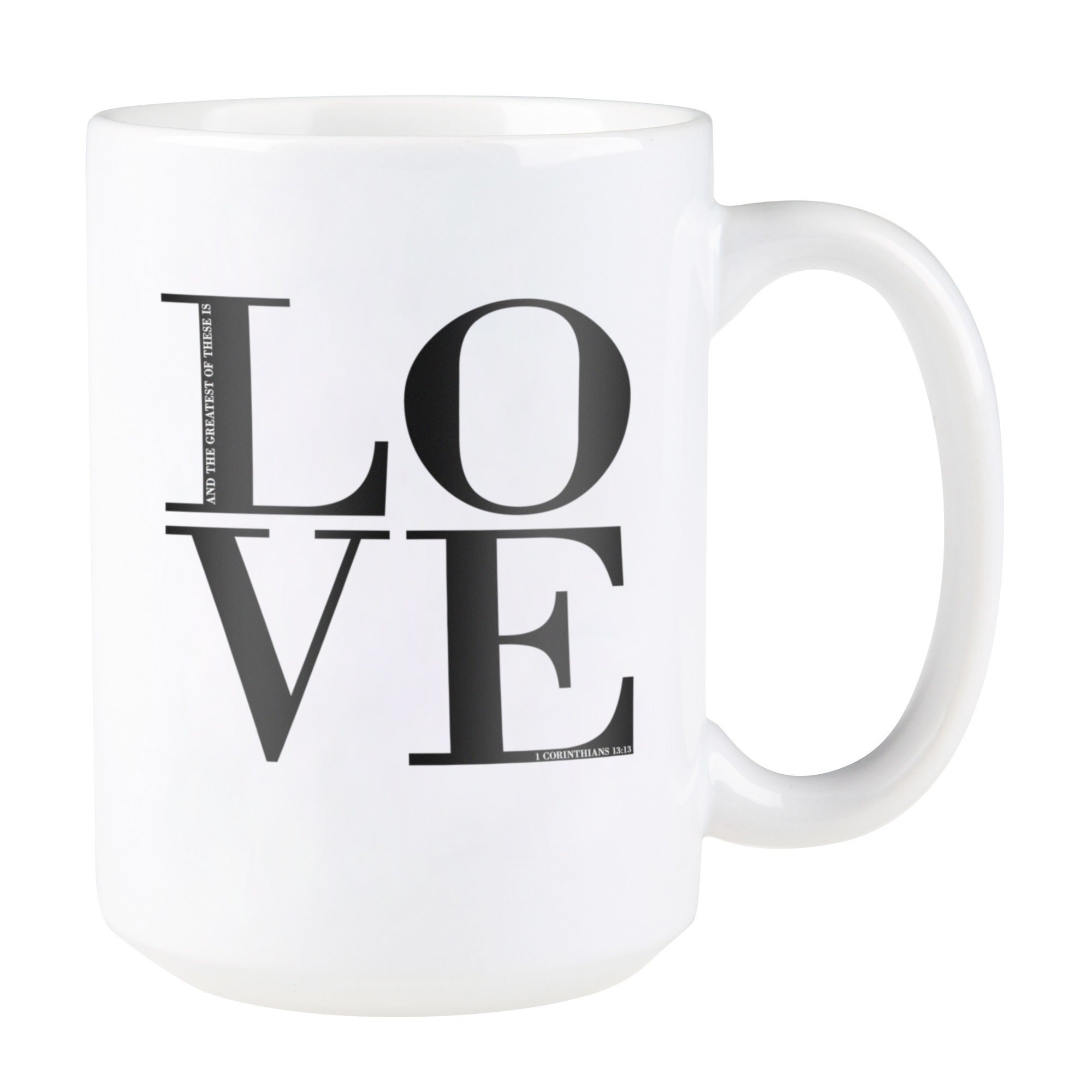 Square Letters "Love" Mug